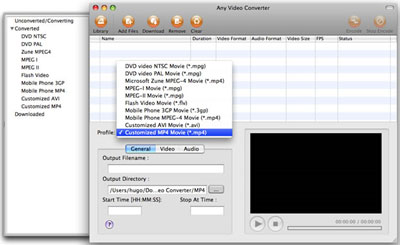 Any Video Converter for Mac